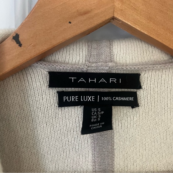Tahari Double Knit Cashmere Knit Sweater Size Small - Picture 2 of 8